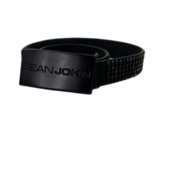 Sean John Other - Vintage Sean John Black Leather Belt with silver Studs
